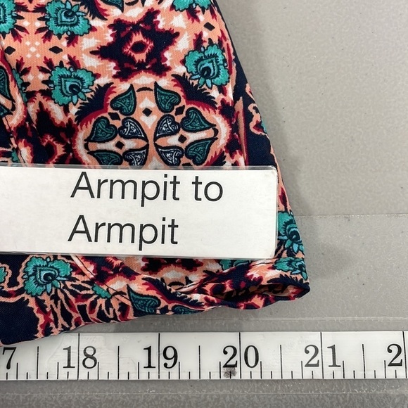 Raga Bohemian Romper Blue Red Size Large L - Picture 15 of 17